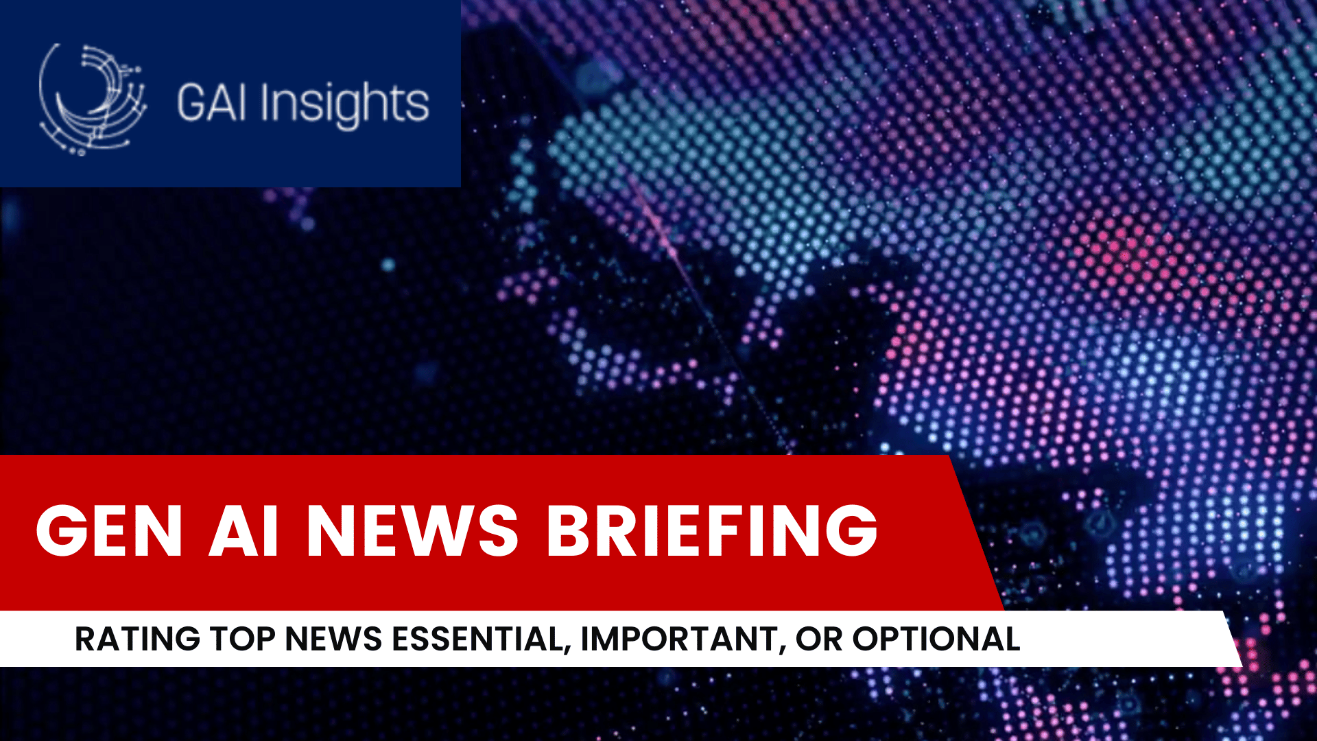 AI Updates from GAI Insights: Oct 30–Nov 3